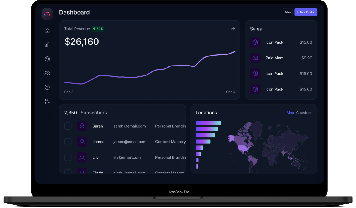 macbook pro showing a dashboard with investments